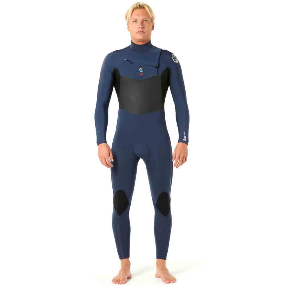 Rip Curl 4/3mm Dawn Patrol ST Chest Zip Dark Navy