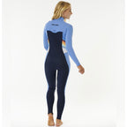 Ripcurl Womens Dawn Patrol 4/3mm Chest Zip Blue