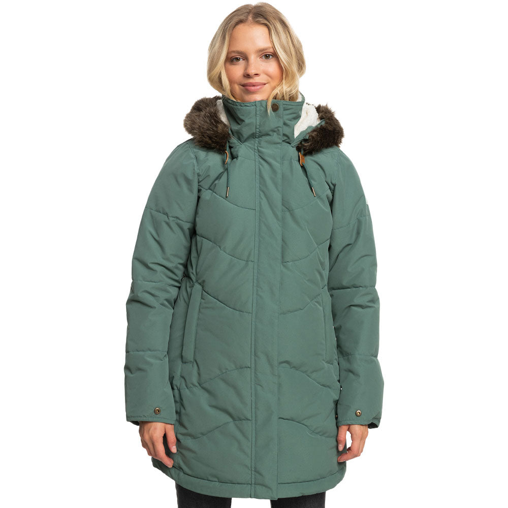 Roxy Ellie Snow Ski Jacket Spinach