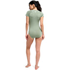 Roxy Essentials Zipped CS Onesie Oil Green
