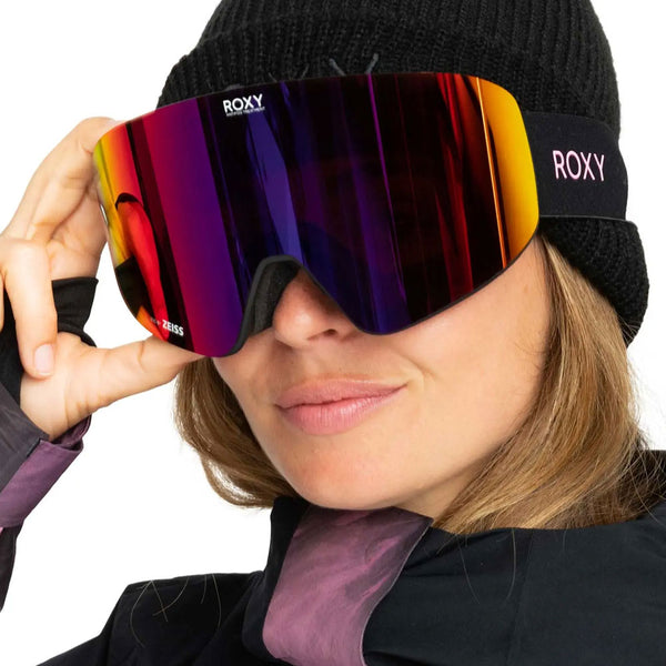 Roxy Feelin Color Lux Snow Goggle Pansy Black – Ocean Sports Boardridersguide