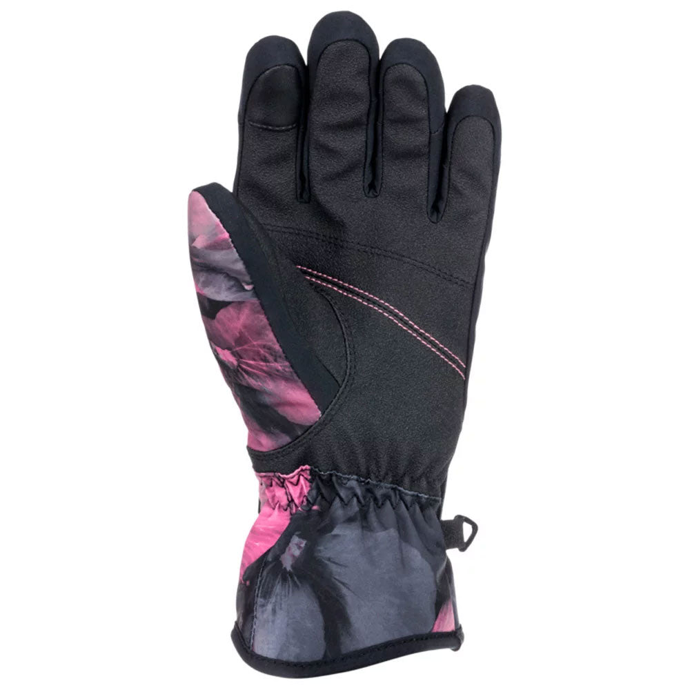 Roxy Jetty Ski/Snowboard Gloves - True Black Pansy Pansy