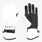Roxy Jetty Solid Ski/Snowboard Mittens - White
