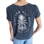 Roxy Laguna Green V Neck