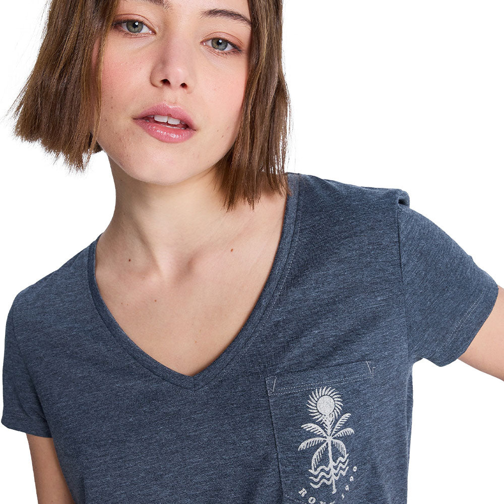 Roxy Laguna Green V Neck