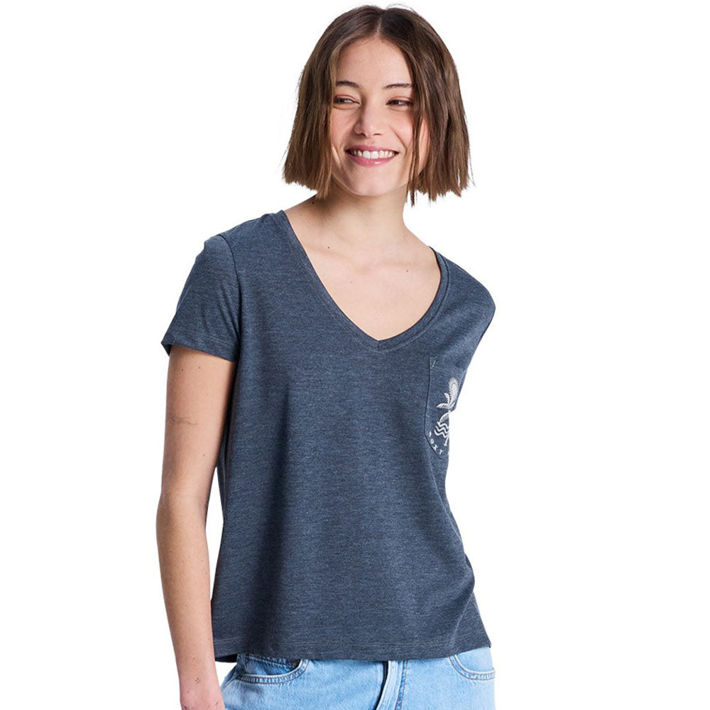 Roxy Laguna Green V Neck