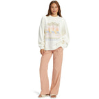 Roxy Line Up Oversized Crew Sweatshirt