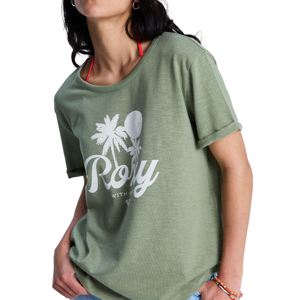 Roxy Oceanwave Regular Slub T Shirt