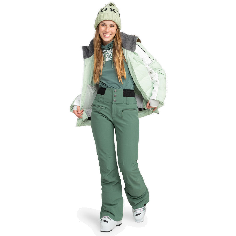 Roxy Rising High Ski/Snowboard Pant - Dark Forest