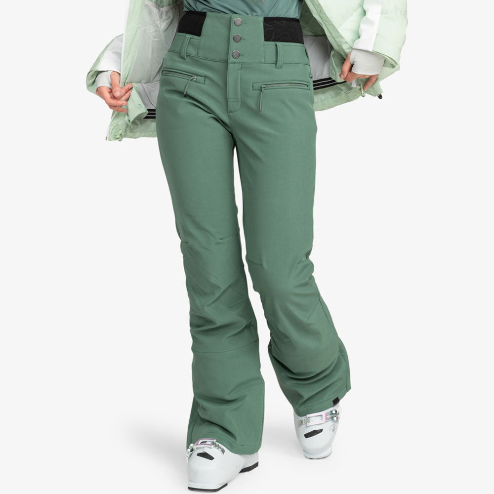 Roxy Rising High Ski/Snowboard Pant - Dark Forest