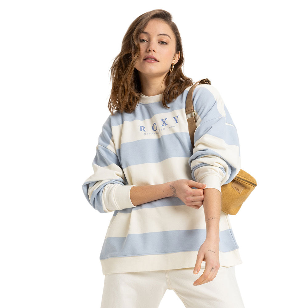 Roxy Strictly Stripes Oversized Sweatshirt