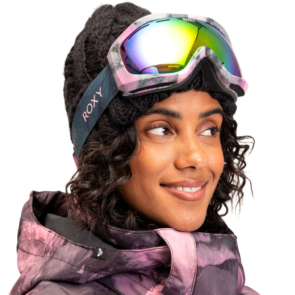 Roxy Sunset Art Series Snow Goggle Pansy Black Ocean Sports Boardridersguide