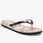 Roxy Tahiti VII Flip Flops - Black/Pink/Soft Lime