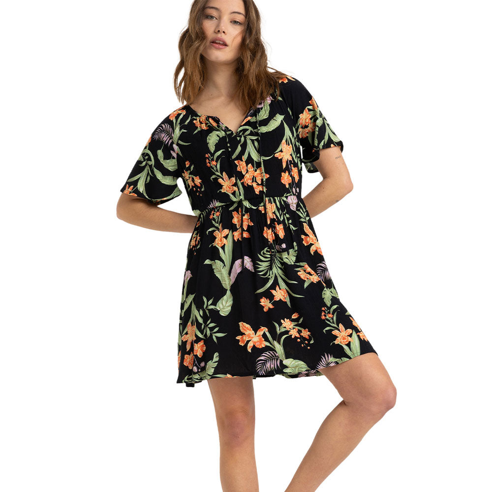 Roxy Tropical Tides Crinkle Dress