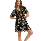 Roxy Tropical Tides Crinkle Dress