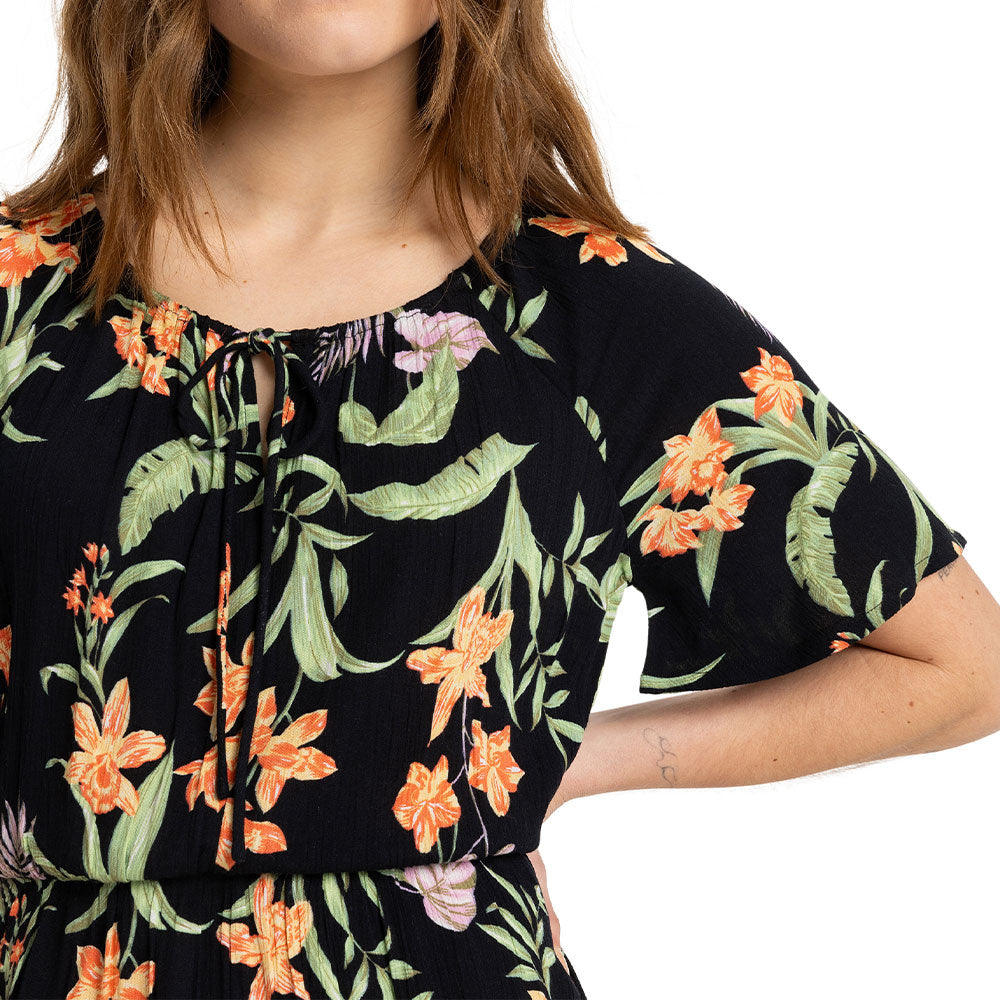 Roxy Tropical Tides Crinkle Dress