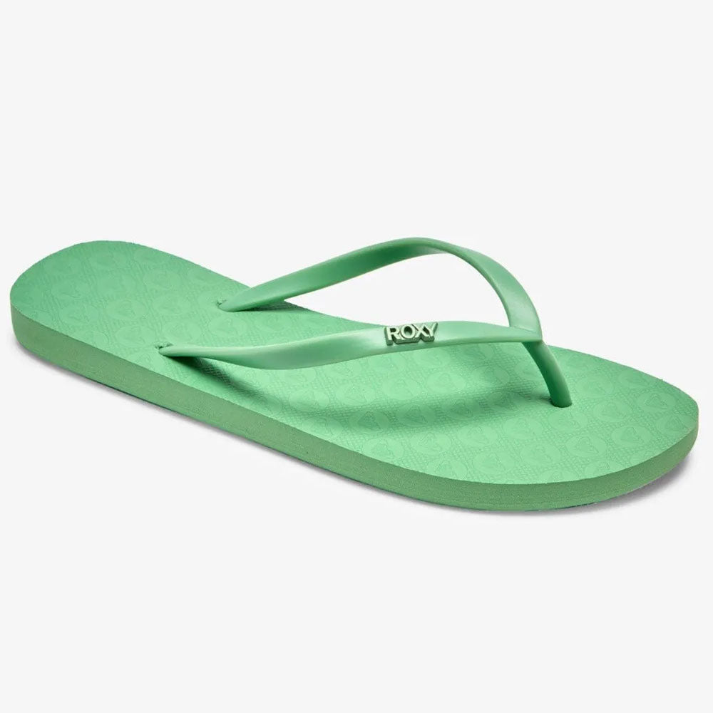 Roxy Viva IV Flip Flops - Antique Green