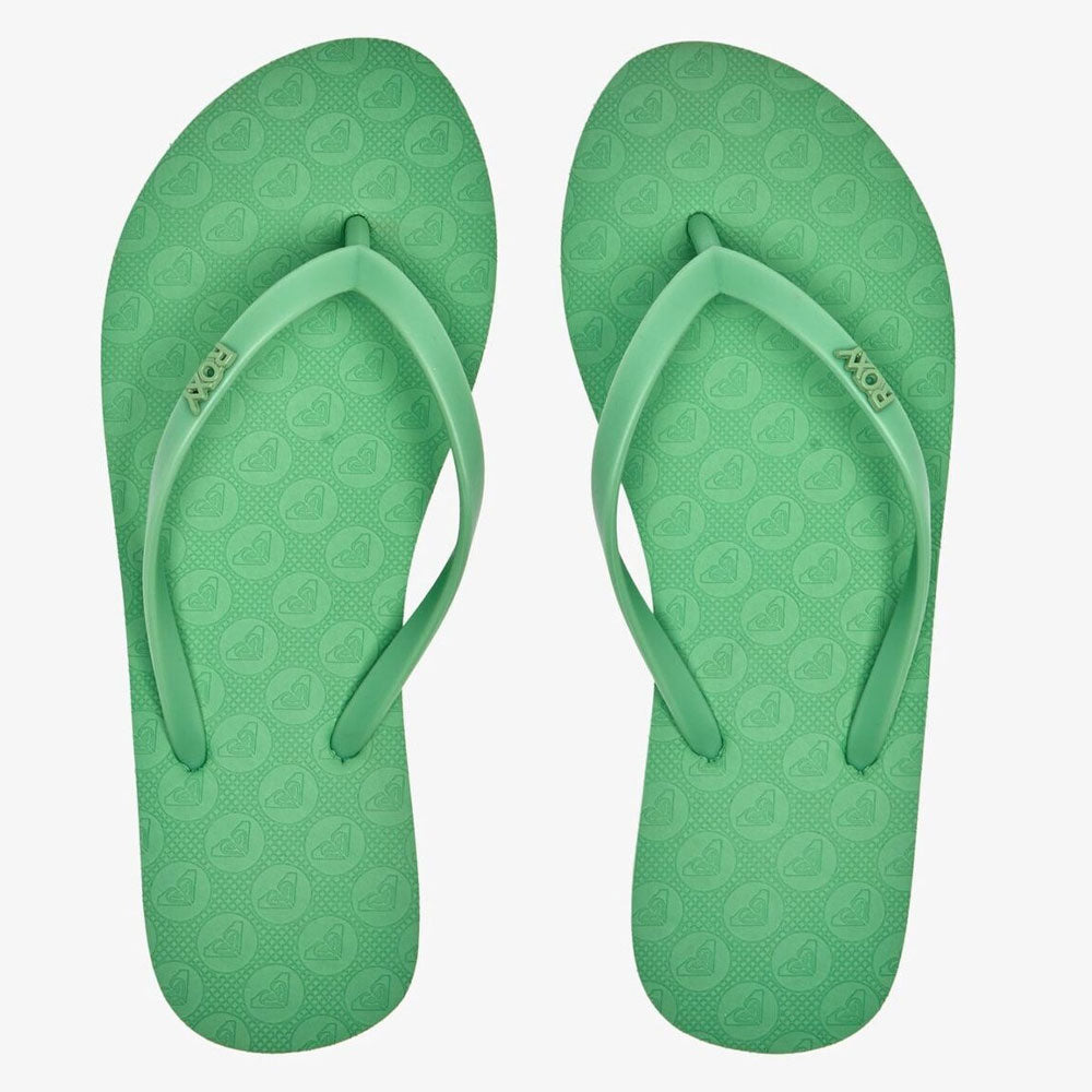 Roxy Viva IV Flip Flops - Antique Green