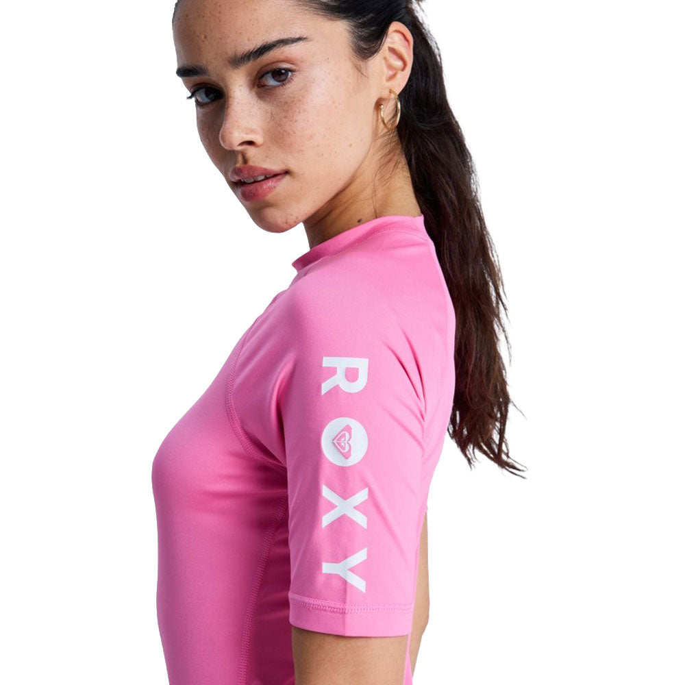 Roxy Whole Hearted Rash Vest Sangria Sunset