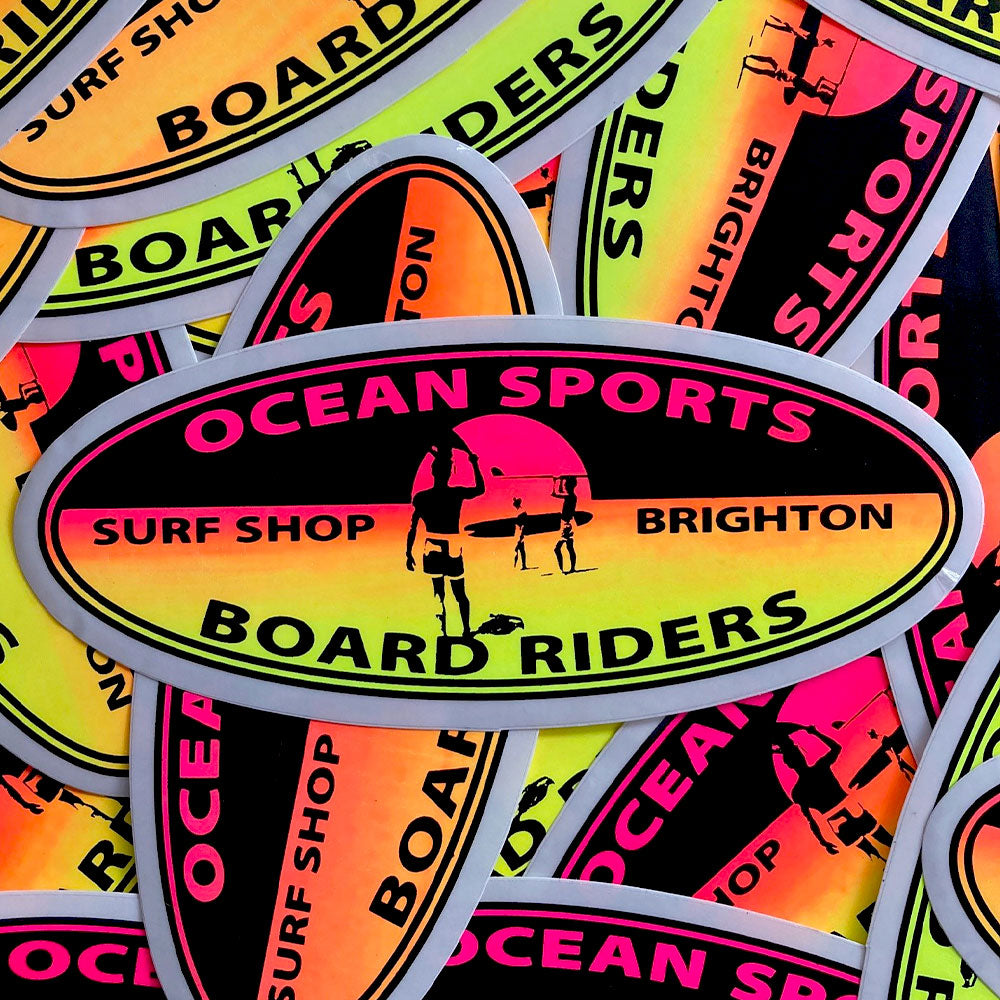 Ocean Sports boardriders sticker