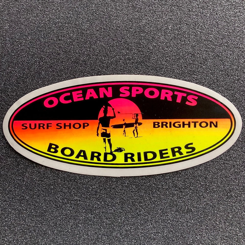 Ocean Sports Brighton Oval Logo Sticker