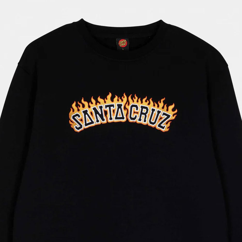 Santa Cruz Burnt Collegiate Crew Sweatshirt