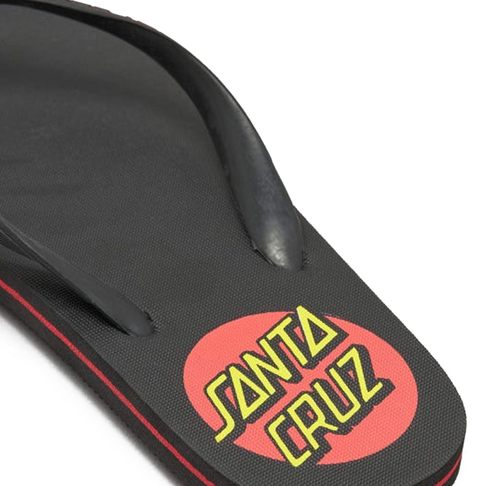 Santa Cruz Classic Dot Flip Flops