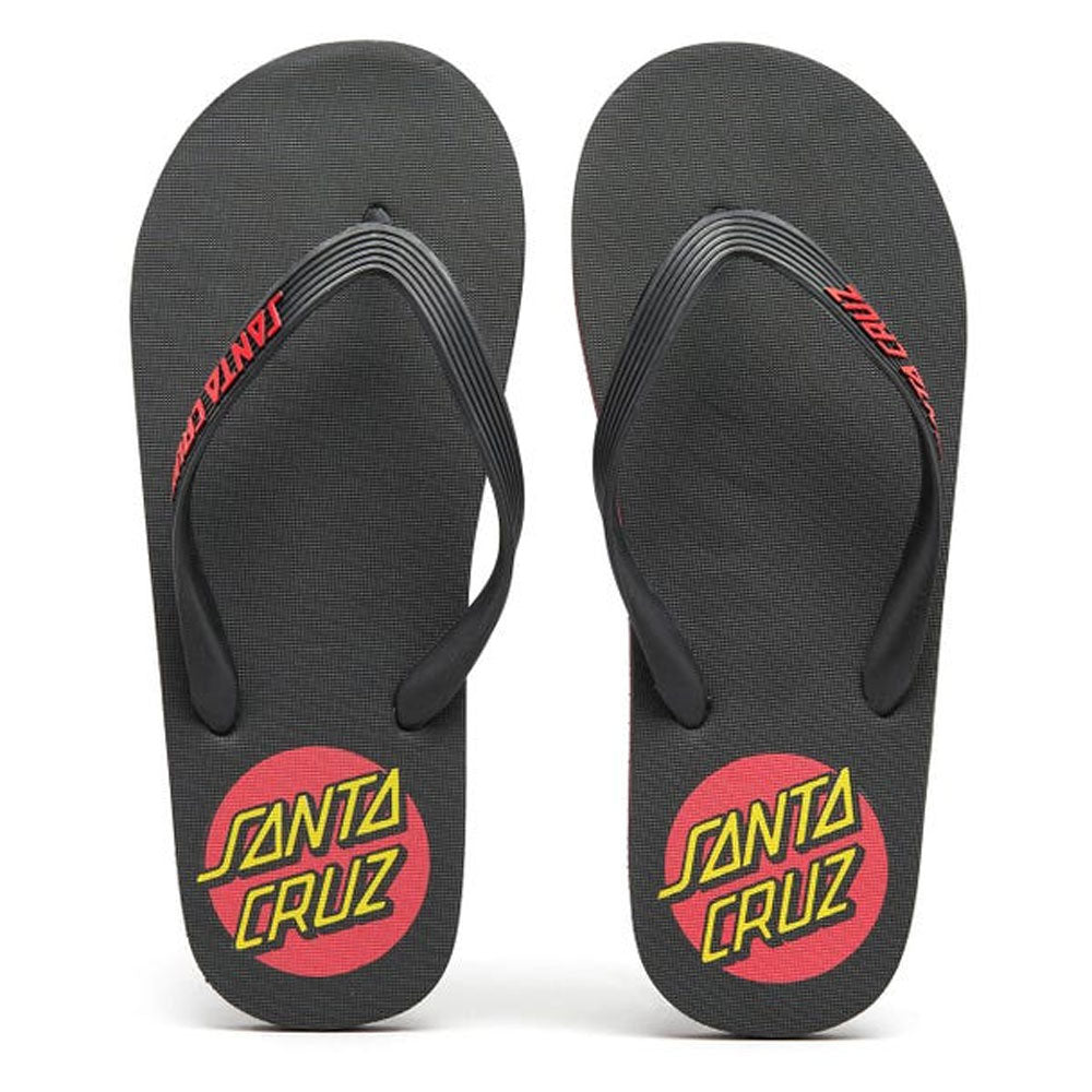 Santa Cruz Classic Dot Flip Flops