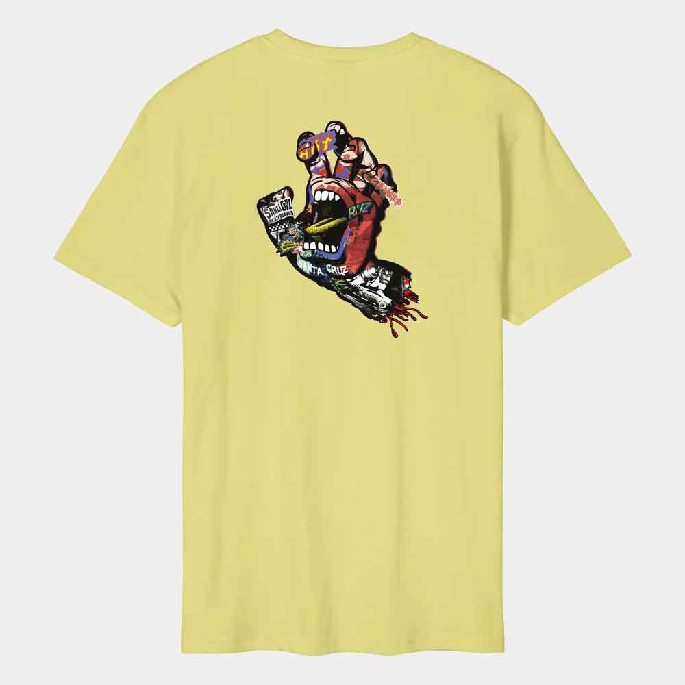 Santa Cruz Collage Hand T-Shirt Khaki