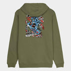 Santa Cruz Damaged Hand Hoody  Olive