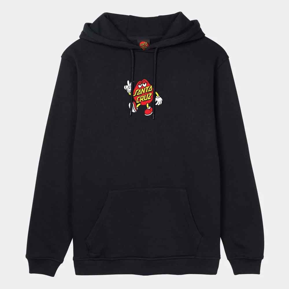 Santa Cruz Dot Guy Front Hoody  Black