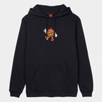 Santa Cruz Dot Guy Front Hoody  Black