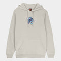 Santa Cruz Dot Guy Front Hoody  Grey