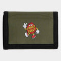 Santa Cruz Dot Guy Wallet  Olive