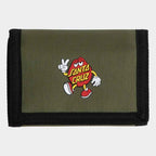 Santa Cruz Dot Guy Wallet  Olive
