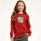 Santa Cruz Kids Flaming Dice Dot Longsleeve