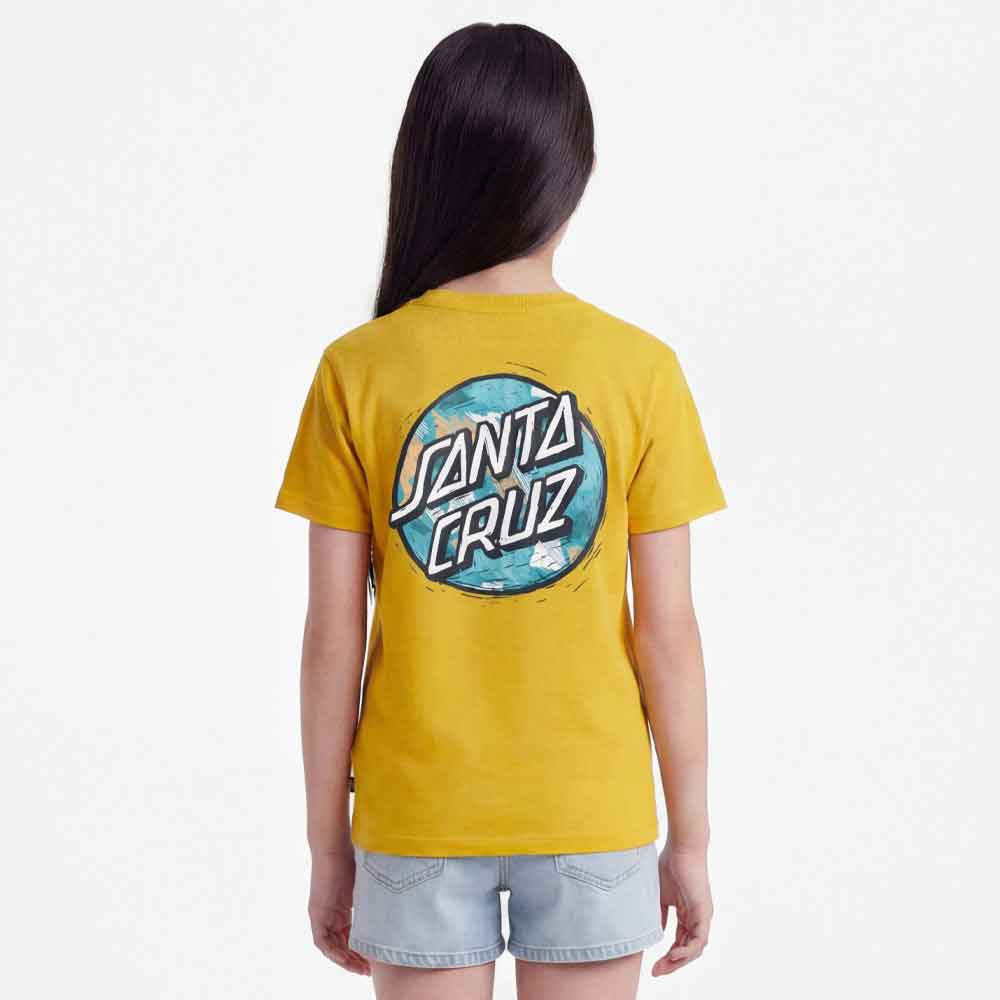 Santa Cruz Kids Stamped Opus Camo T-Shirt Mustard
