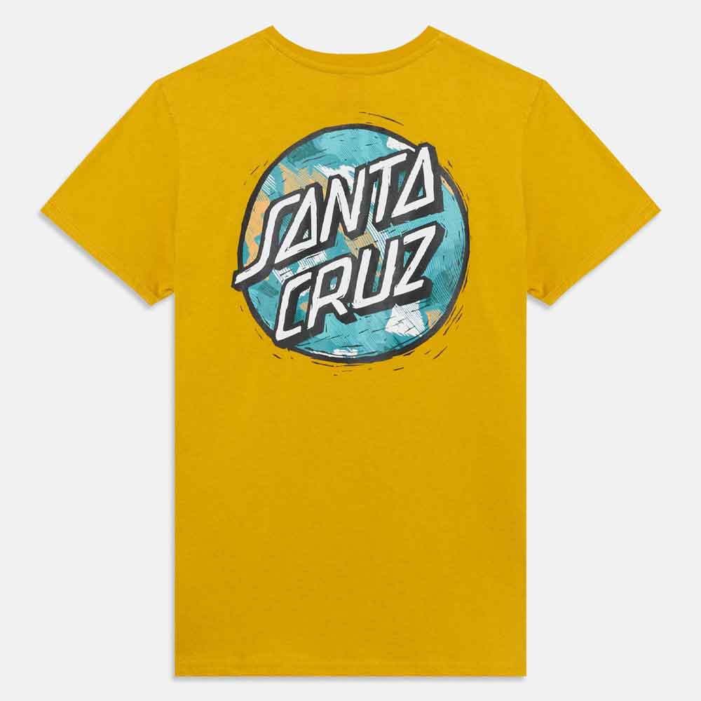 Santa Cruz Kids Stamped Opus Camo T-Shirt Mustard