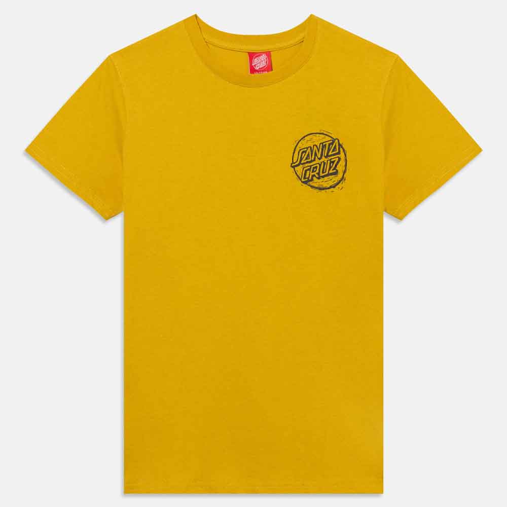 Santa Cruz Kids Stamped Opus Camo T-Shirt Mustard