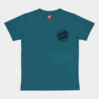 Santa Cruz Kids Stamped Opus Camo T-Shirt Teal