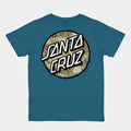 Santa Cruz Kids Stamped Opus Camo T-Shirt Teal