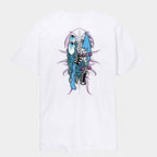 Santa Cruz Meek Pinstripe Slasher T Shirt  White