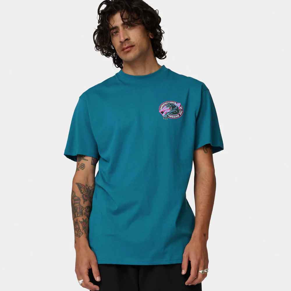 Santa Cruz Natas Sketch Panther T-Shirt Teal