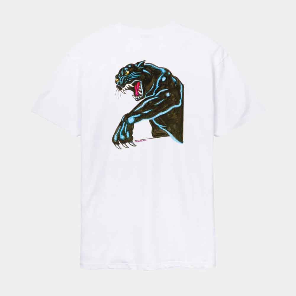 Santa Cruz Natas Sketch Panther T-Shirt White