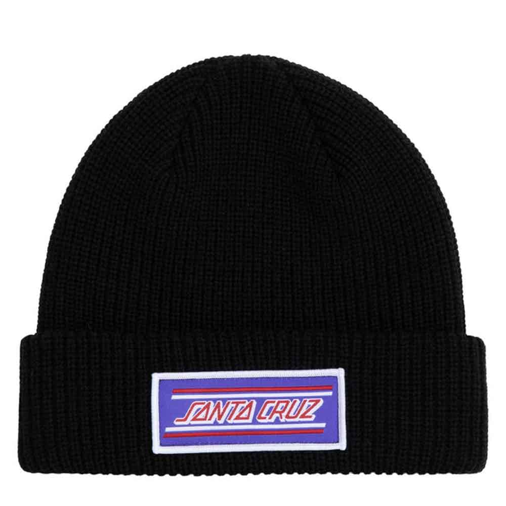 Santa Cruz Podium Beanie  Black