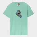 Santa Cruz Roskopp Screaming Five Front T-Shirt Mint