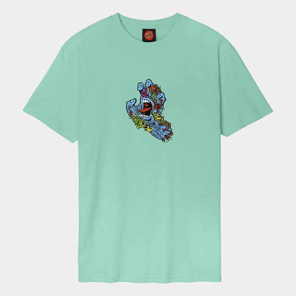 Santa Cruz Roskopp Screaming Five Front T-Shirt Mint