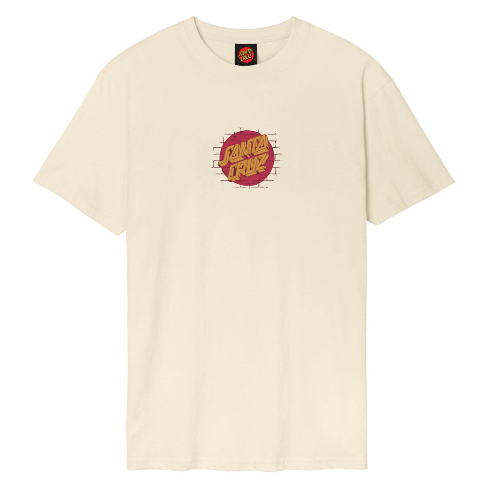 Santa Cruz Scrawl Brick Dot Front  T Shirt