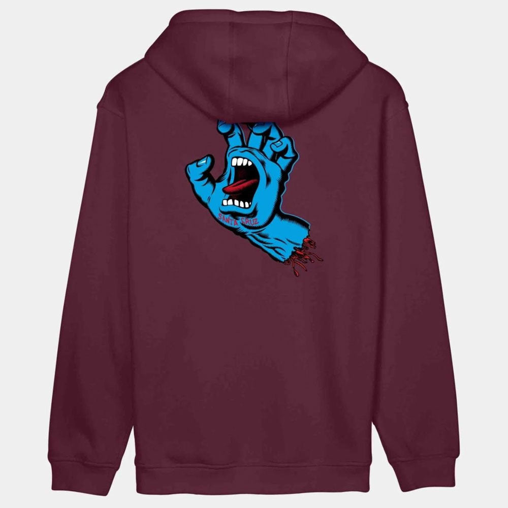 Santa Cruz Screaming Hand Chest Hoody