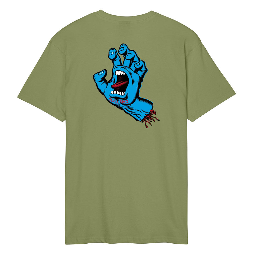 Santa Cruz Screaming Hand Chest T-Shirt
